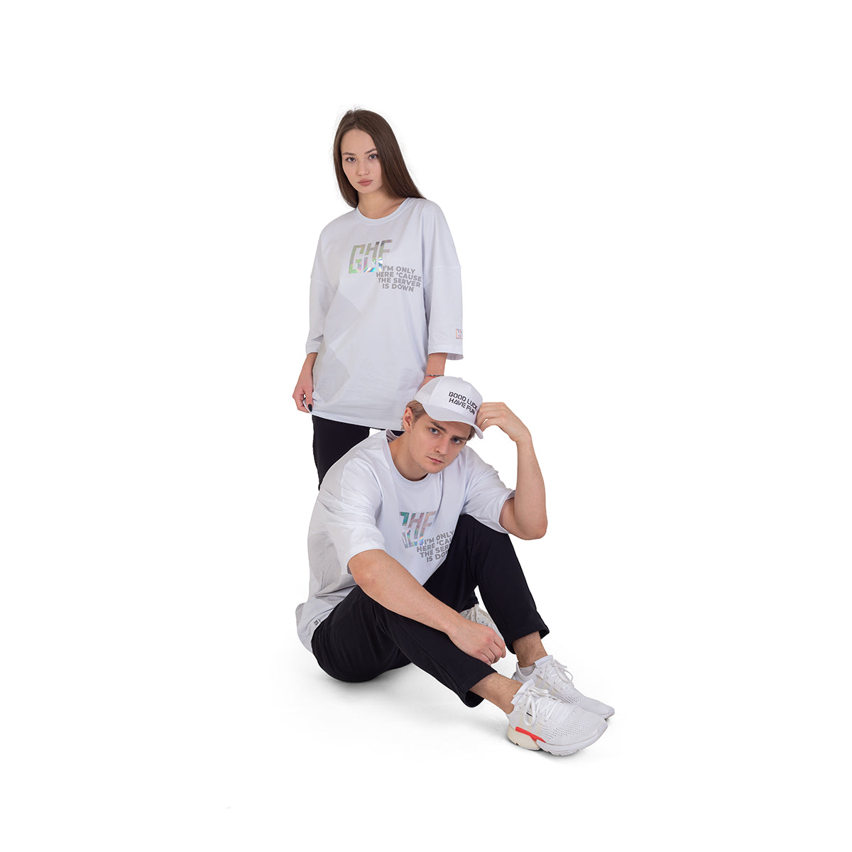 FragON - Server Down T-shirt White, L/XL