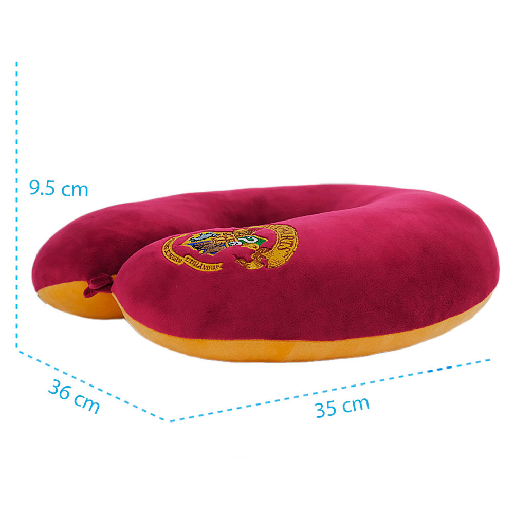 Plush travel pillow "Harry Potter Collection" Hogwarts Logo, 36 cm