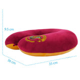 Plush travel pillow "Harry Potter Collection" Hogwarts Logo, 36 cm
