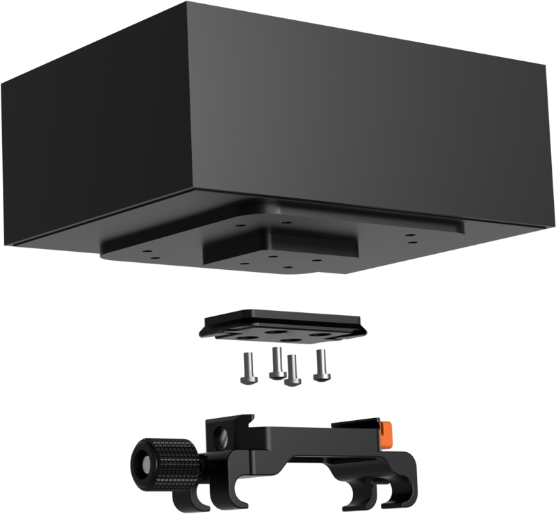 Quick mounting bracket for Cerulean Omiscan 450 FS sonar 300m