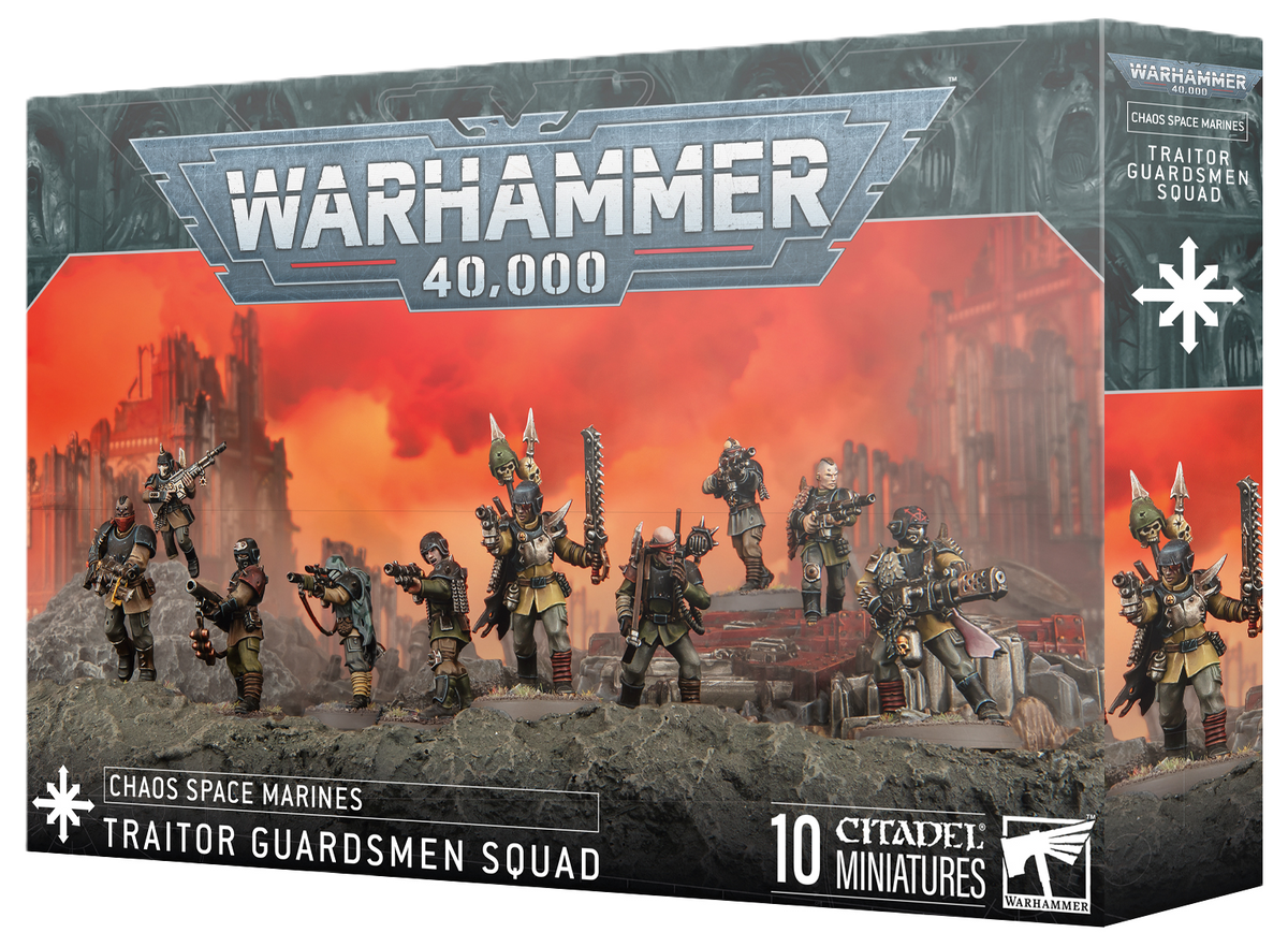 Warhammer 40,000 - Chaos - Chaos Space Marines TRAITOR GUARDSMEN SQUAD
