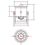 80mm Ducted fan(12-blade) V2 w/o motor