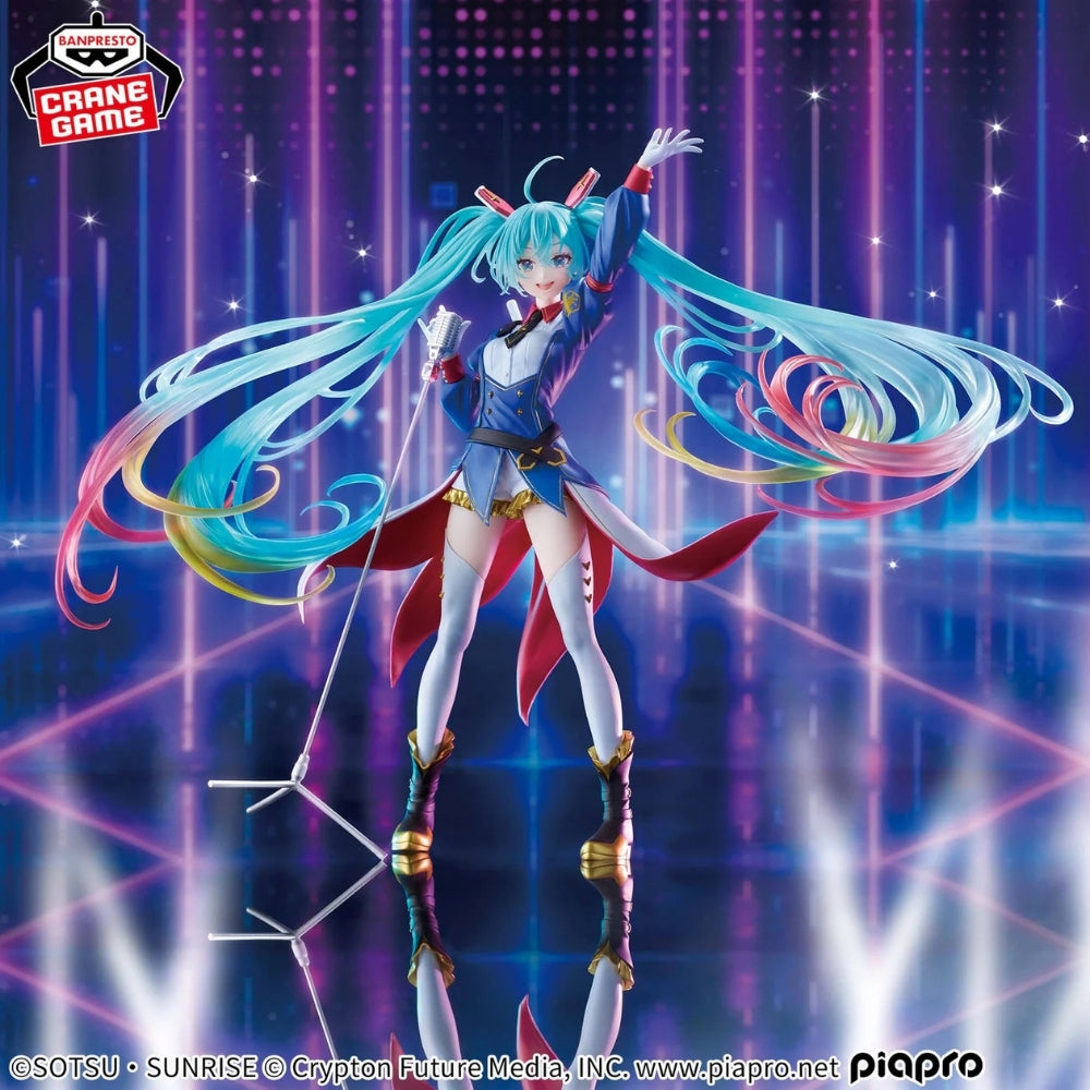 Bandai Gundam 45Th x Hatsune Miku Banpresto Evolve-Gundam Collaboration-Figure