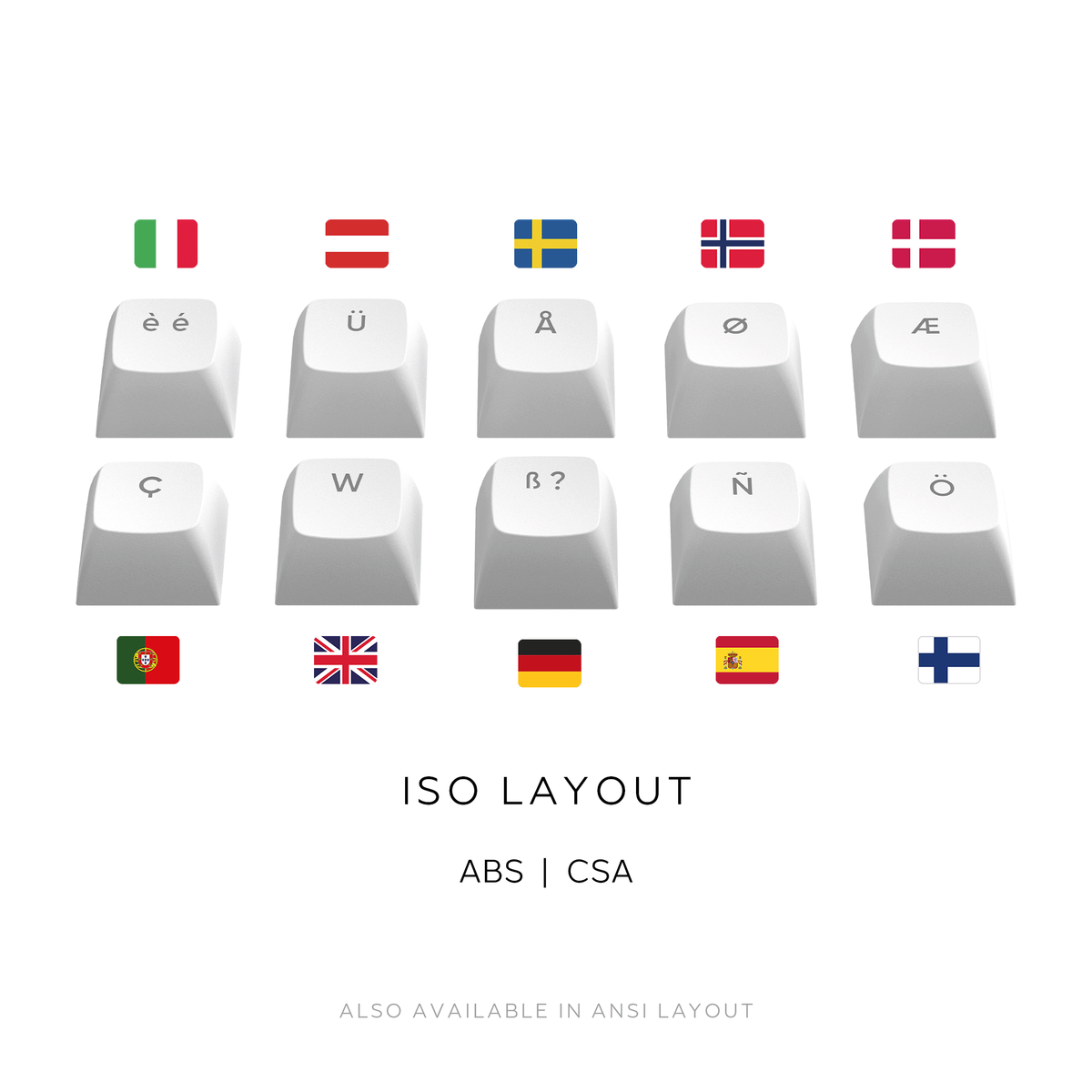 Dark Project ALU Terra Nova White - Wireless Gaming Keyboard (ISO DE)