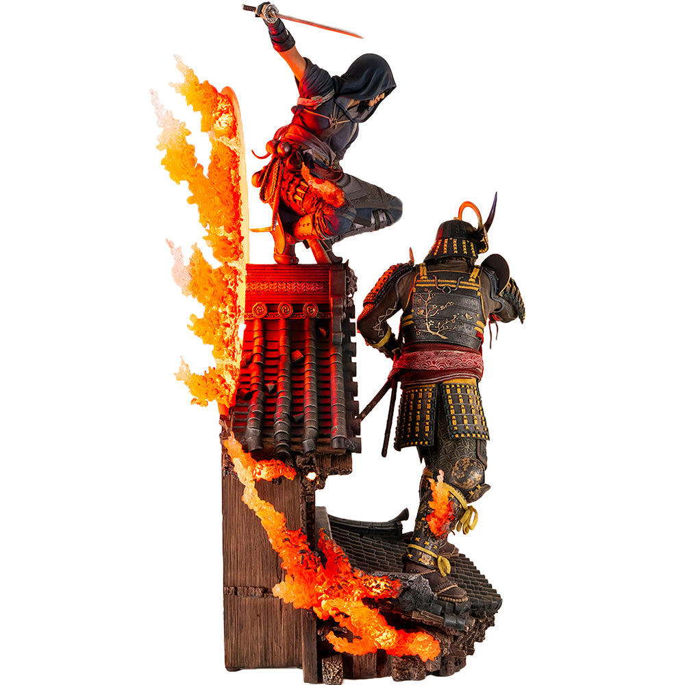 PureArts Assassin's Creed : Animus - Naoe &amp; Yasuke 1/4 Scale Statue
