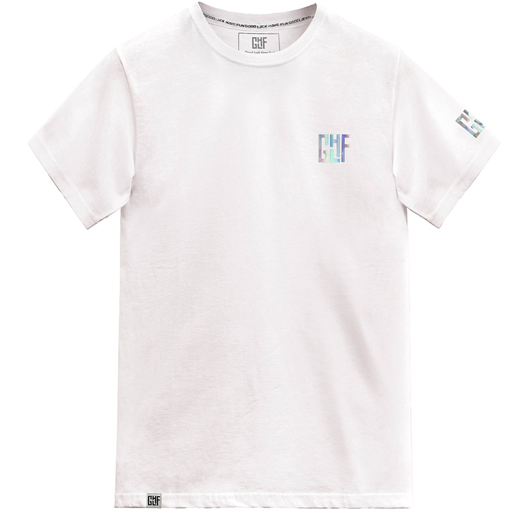FragON - Holografic Logo Unisex T-shirt White, L