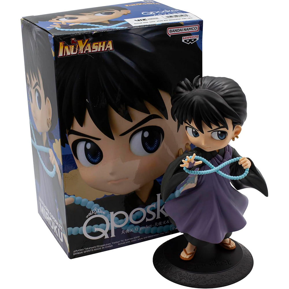 Bandai Banpresto Inuyasha - Q posket-Inuyasha&amp;Miroku-(B:Miroku) Figure