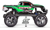 Traxxas Stampede 2WD w. LIGHTS, battery and charger