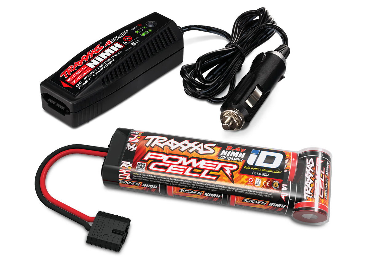 Traxxas Stampede 2WD w. LIGHTS, battery and charger