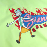 Rick and Morty Science Grandpa t-shirt light green, XL