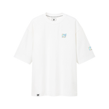 FragON - Holografic Logo Oversize T-shirt White, L/XL