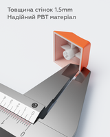 Dark Project KS-43 Keycaps PBT, ENG/RU/UA, Black / Orange