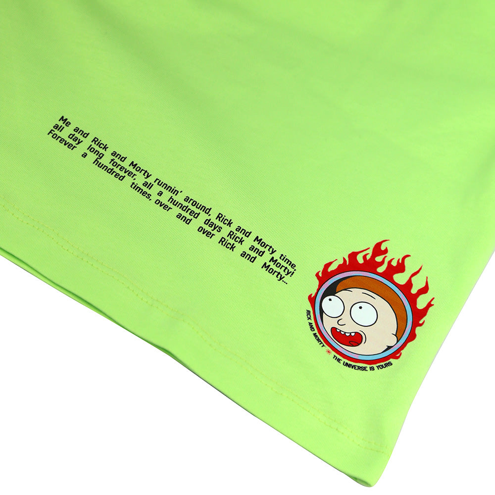 Rick and Morty Science Grandpa t-shirt light green, XL