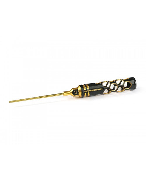 ARROWMAX AM410121BG - ALLEN WRENCH 2.0 X 100MM BLACK GOLDEN