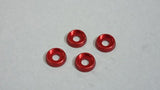 AUTOMODEL AMR-026R - M3 Flat Head Washer 4 Red