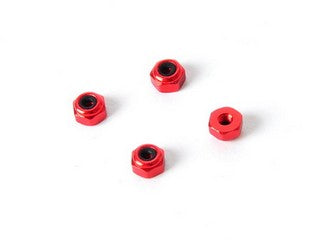 Atomic 2mm Alu. Hex. Lock Nut - Pro Ver. (Red)