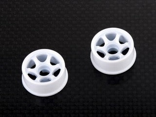 Atomic S6 Delrin 19.5mm Rim F0.5° Front White (For MR-02/03)