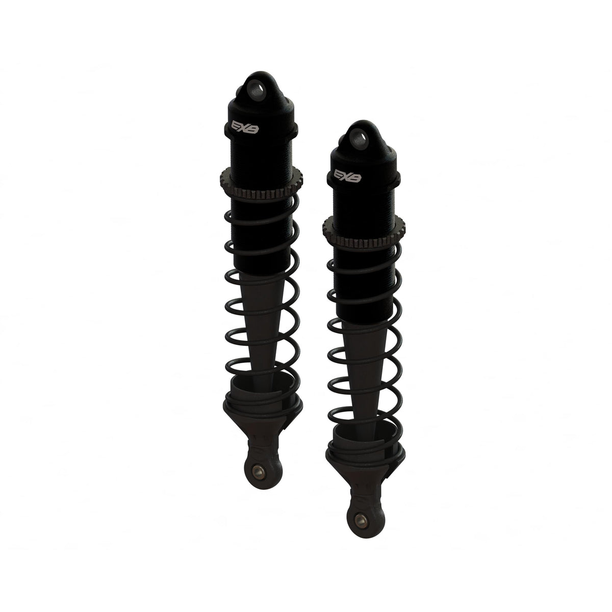Shock Set Bore:16mm, Length:134mm Piston:8 x 1.3mm Oil:1300 cst Emulsion Caps