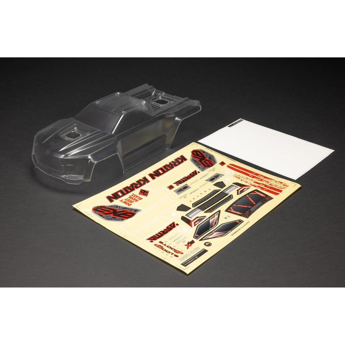 KRATON Clear Bodyshell (inc.decals/window masks)