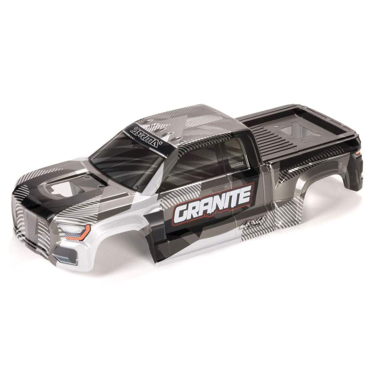 GRANITE 4X4 Clipless Painted Decaled Trimmed Body (Gun Metal)