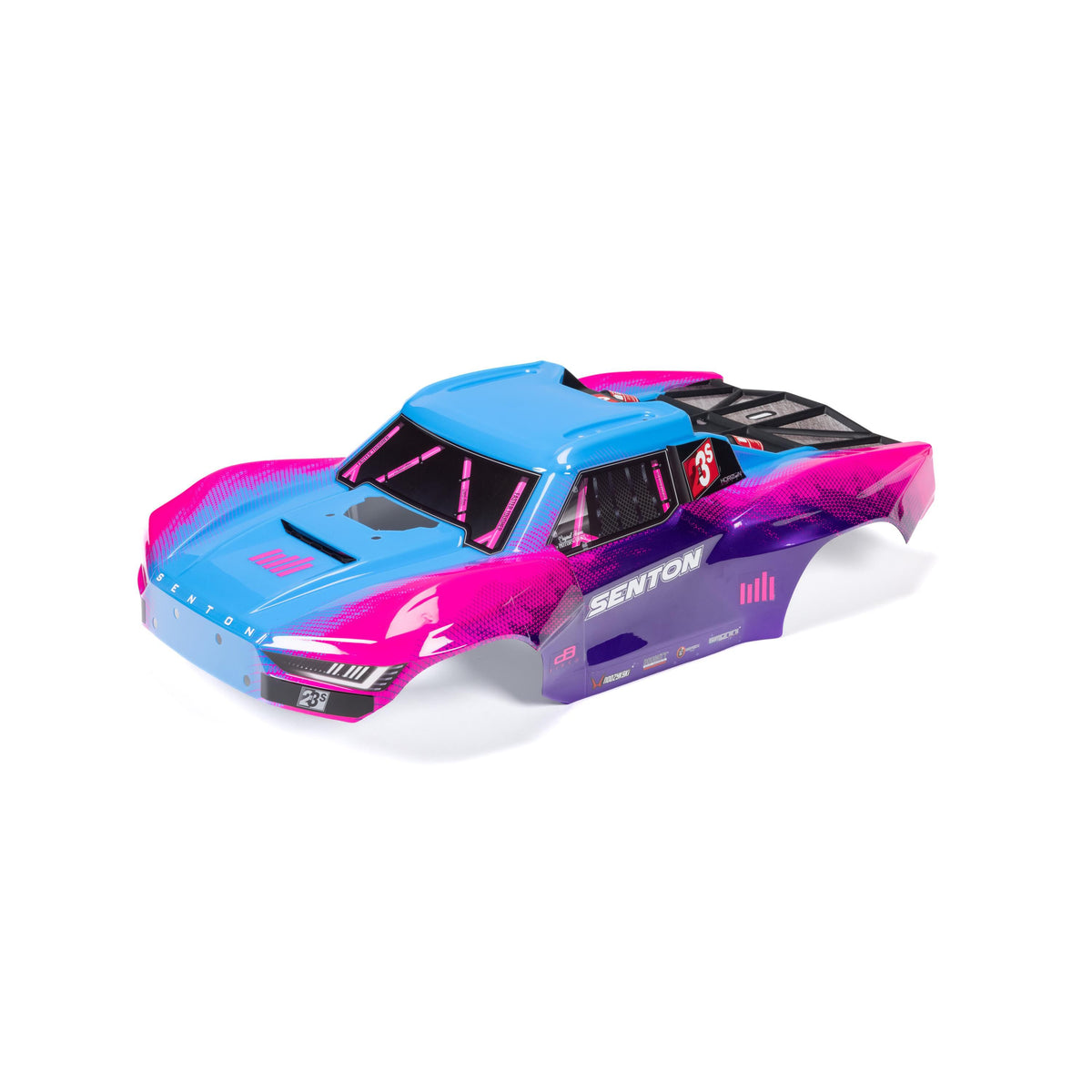 SENTON 4X4 Clipless Painted Decaled Trimmed Body (Blue)