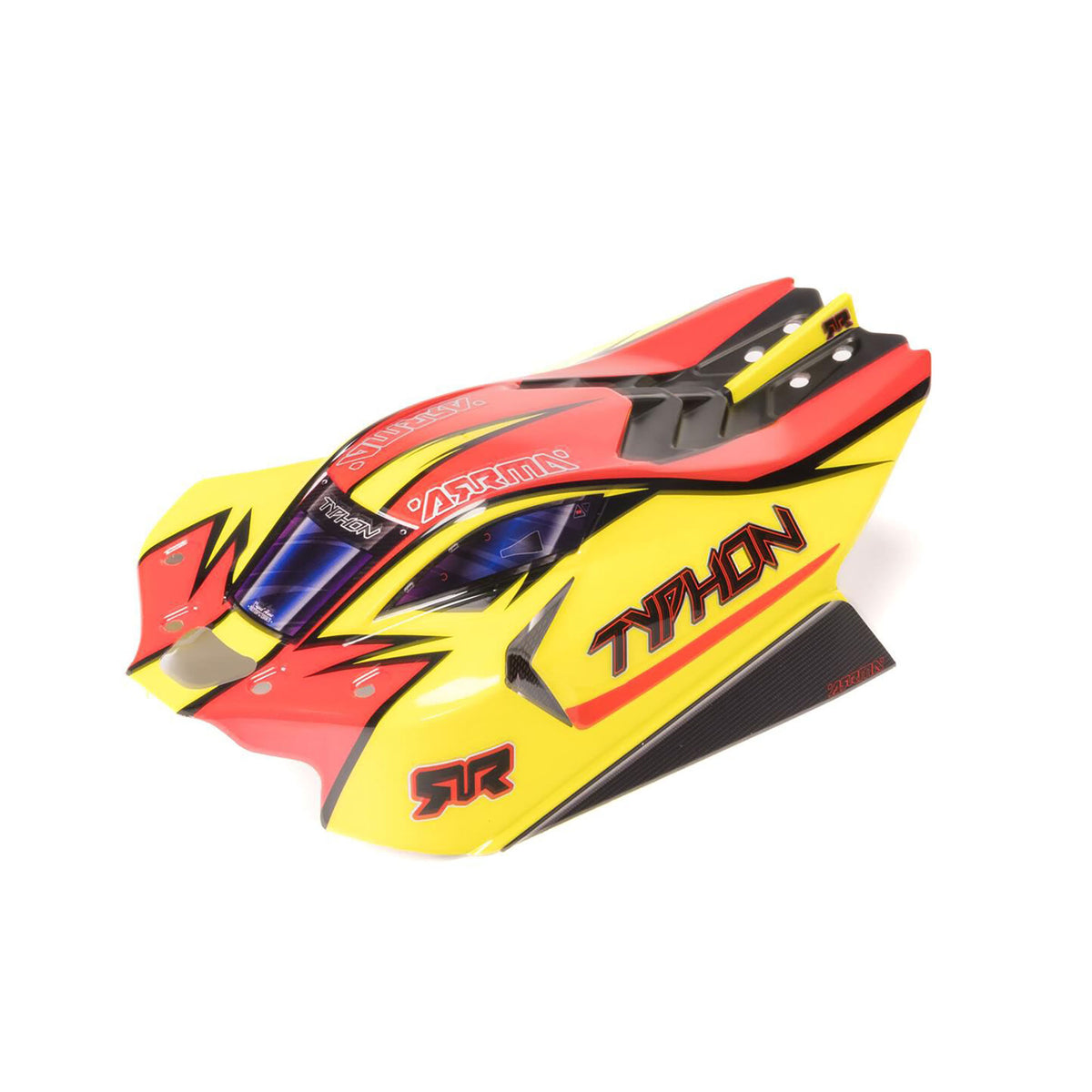 TYPHON 4x4 Clipless Painted Decaled Body (Yellow)