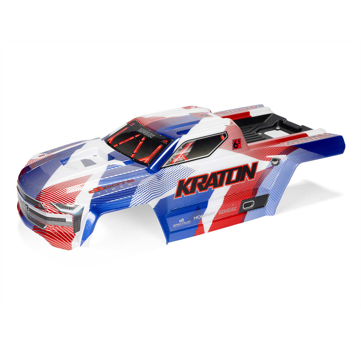 KRATON Painted Decaled Trimmed Body Set (Blue/Red)