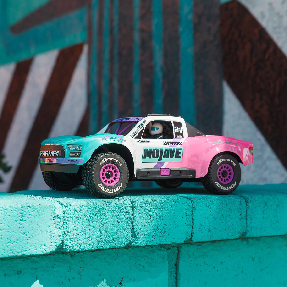 1/16 MOJAVE GROM 223S DSC 4X4 RTR Brushless Desert Truck (Battery & Charger Included), Teal