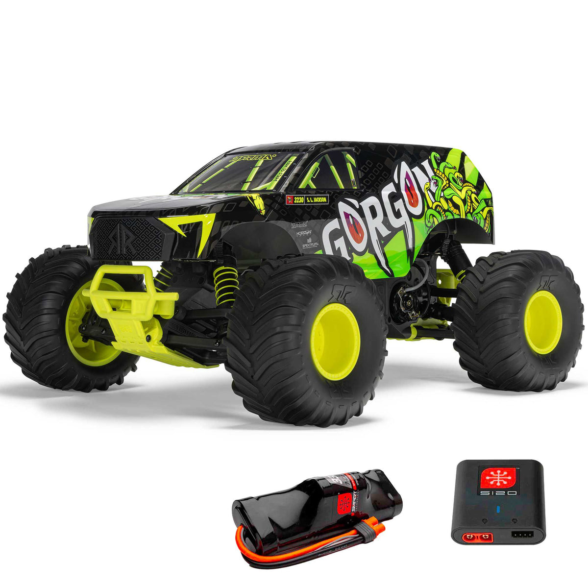 GORGON 2wd MT1/10 RTR Smart 3300 7C S120 USB Yellow