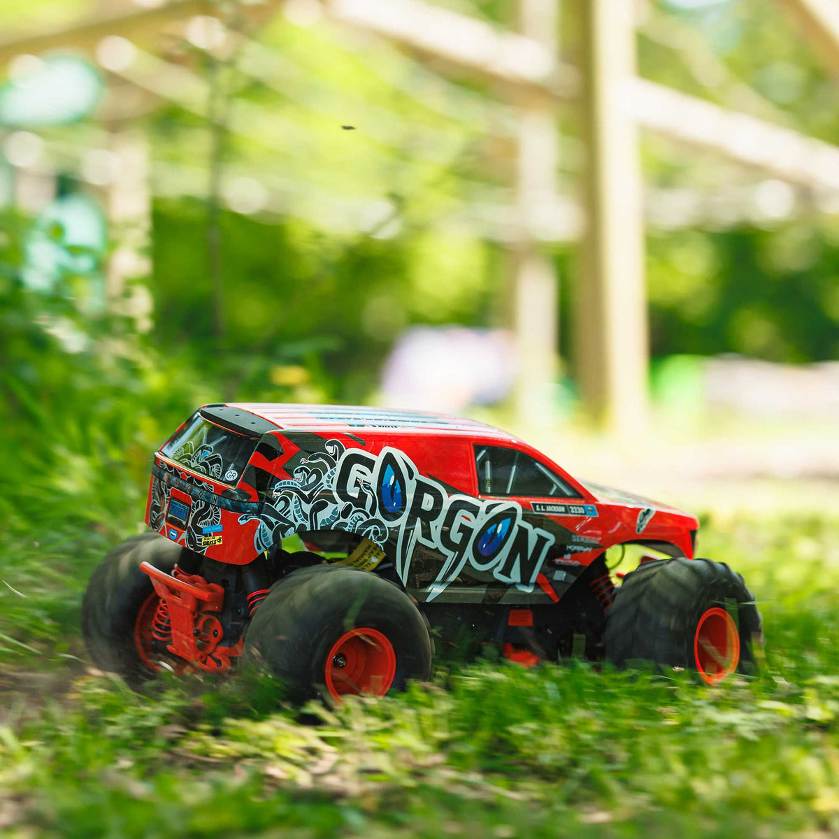 GORGON 2wd MT 1/10 RTR Smart 3300 7C S120 USB Red