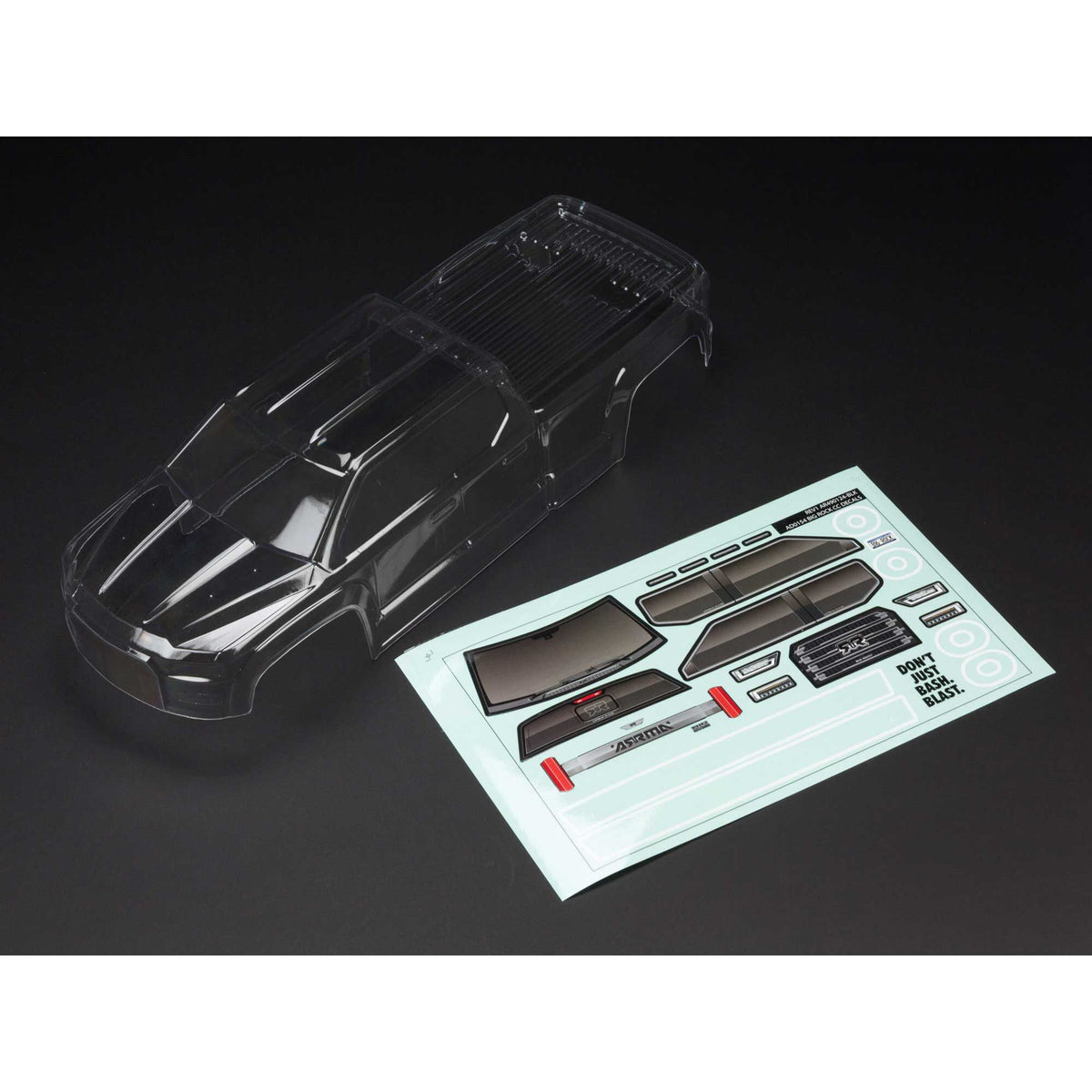 AR402284 BIG ROCK CREW CAB 4X4 Clear Body (Inc. Decals)