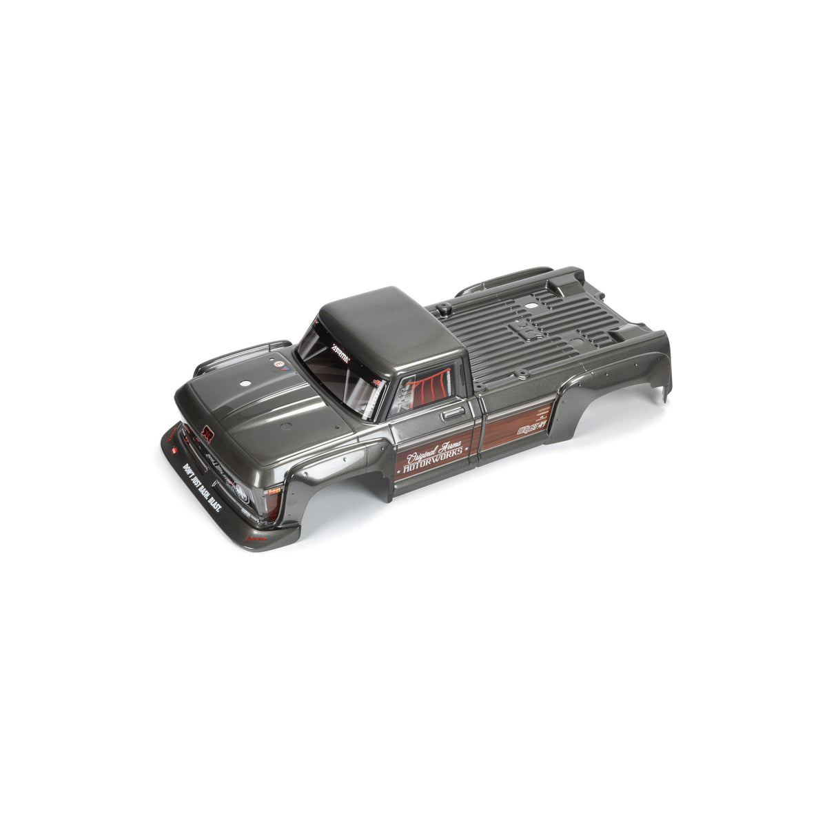 Outcast 4x4 BLX Painted Decaled Trimmed Body (Gunmetal)