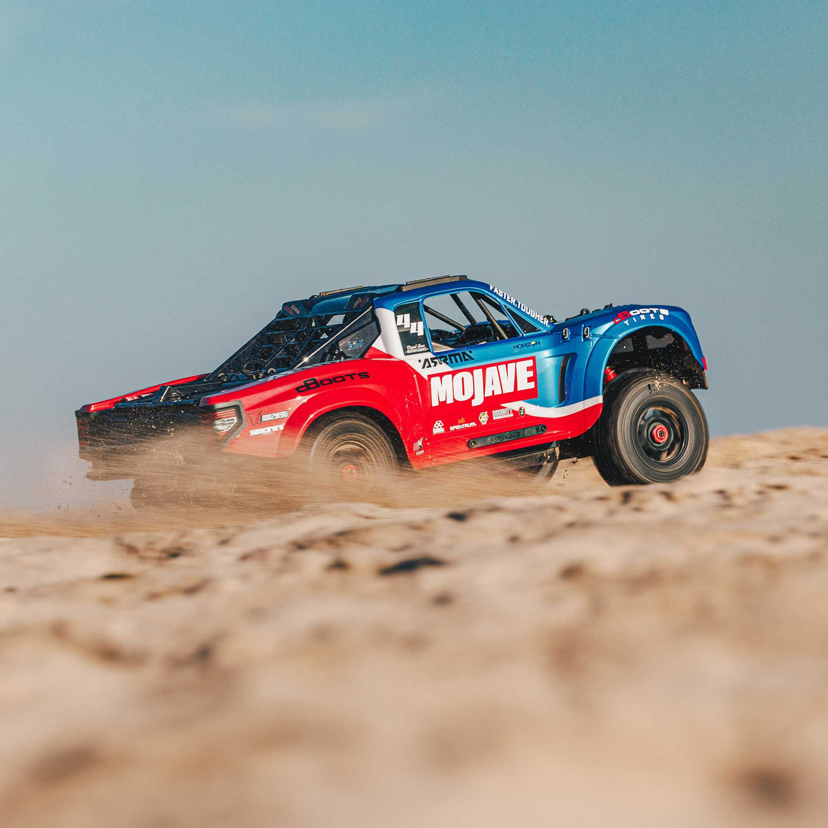 MOJAVE 4X4 4S BLX 1/8th Scale Desert Truck Blu/Red