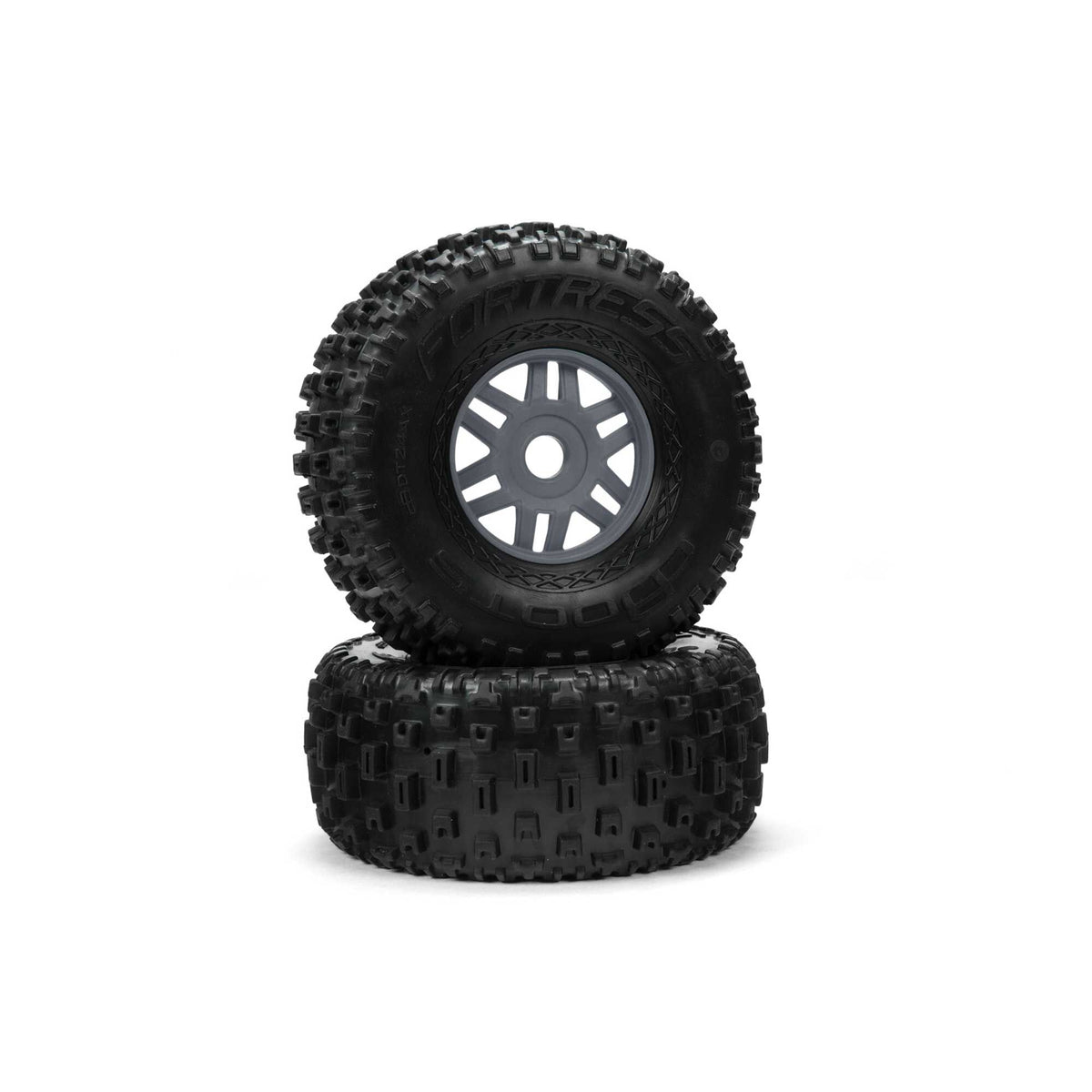 dBoots 'Fortress' Tyre Set Glued Gun Metal (Pair)