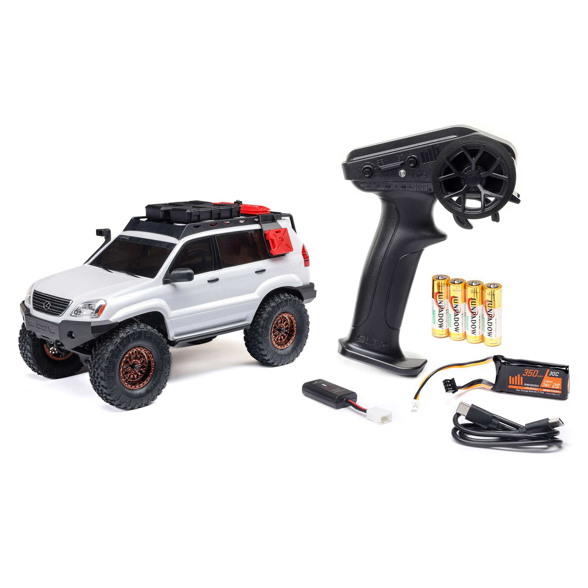 1/24 SCX24 Lexus GX 470 4X4 RTR Brushed Rock Crawler (Battery & Charger Included)