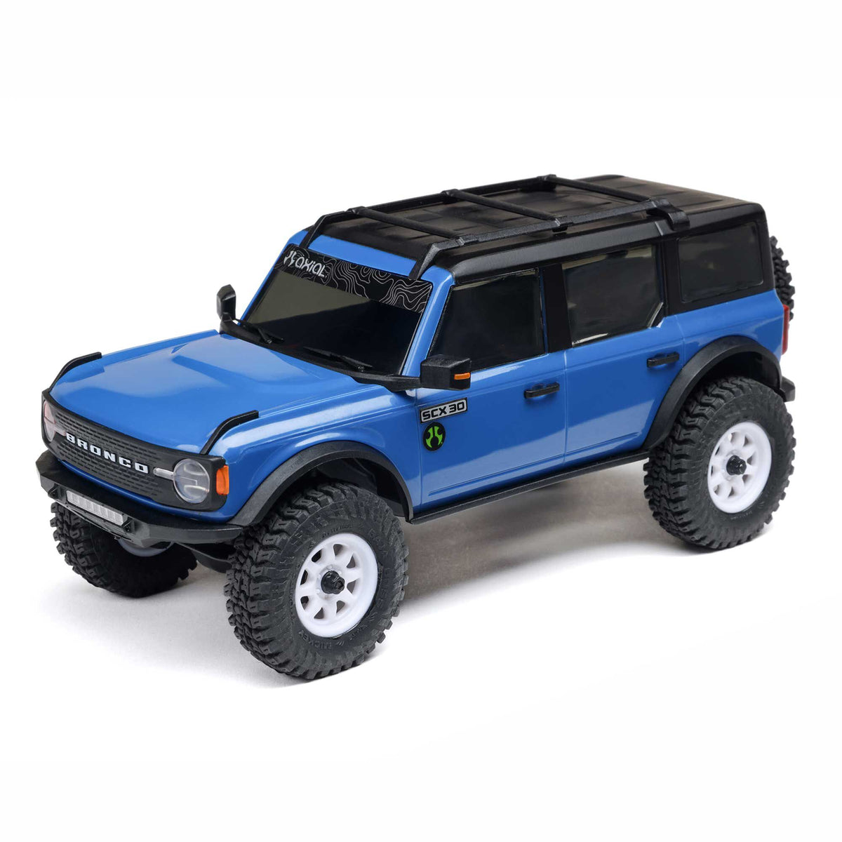 1/30 SCX30 Ford Bronco 4X4 RTR Brushed Rock Crawler (Battery & Charger Included)