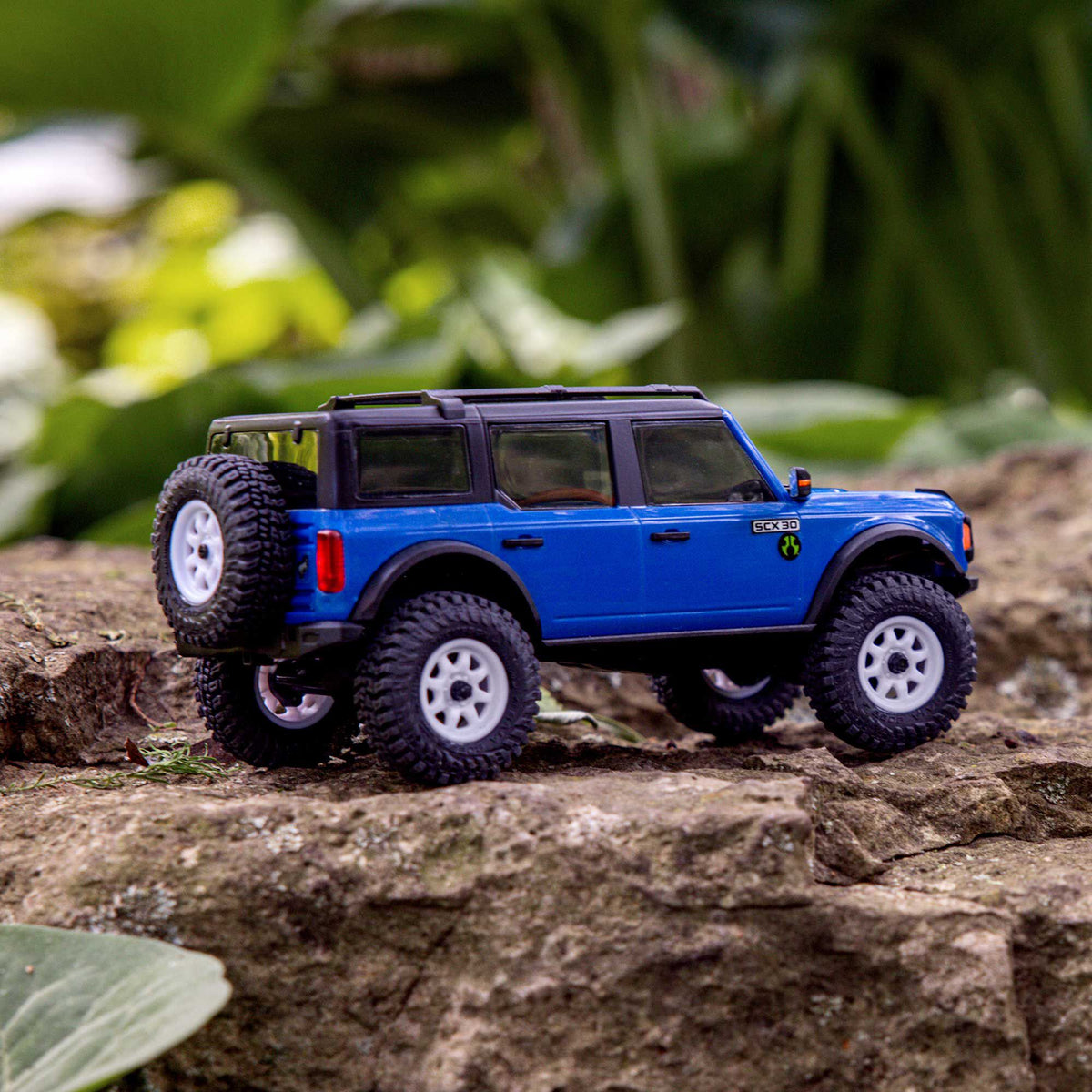 1/30 SCX30 Ford Bronco 4X4 RTR Brushed Rock Crawler (Battery & Charger Included)