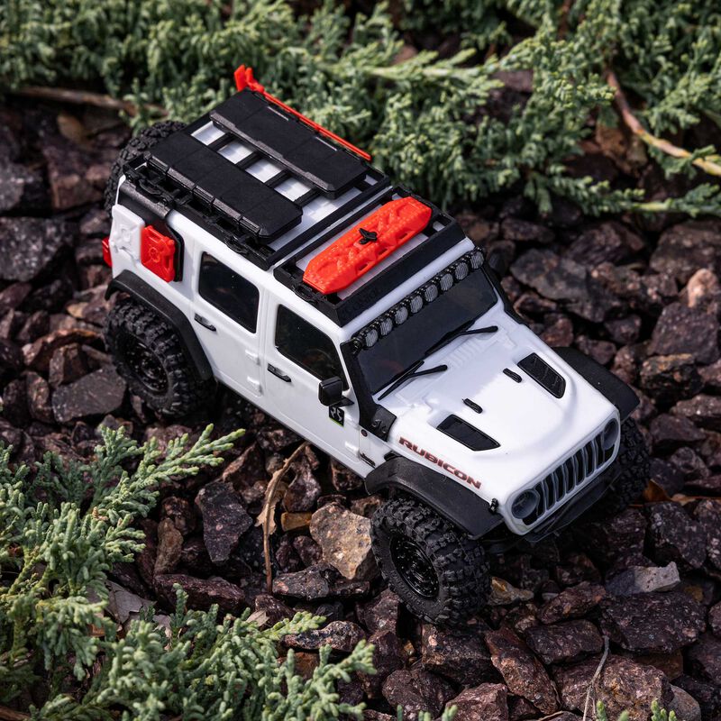 1/30 SCX30 Jeep Wrangler JLU 4X4 RTR Brushed Rock Crawler (Battery & Charger Included)
