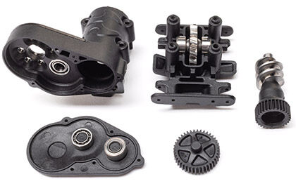 1/30 SCX30 Jeep Wrangler JLU 4X4 RTR Brushed Rock Crawler (Battery & Charger Included)