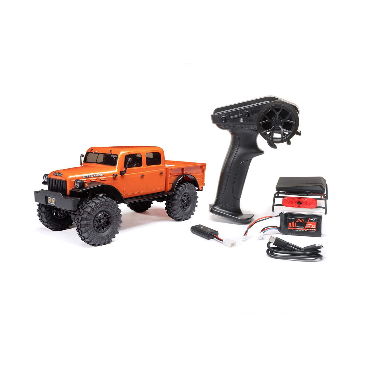 SCX24 40's 4 Door Dodge Power Wagon, :1/24 4WD-RTR