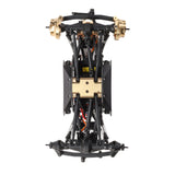 Chassis Skid Plate, Brass 19.5g: AX24