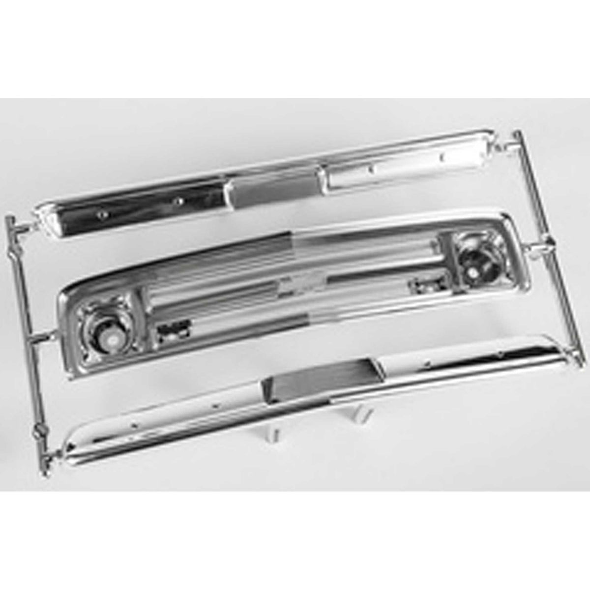 AX31560 67 Chevy C/10 Grille Bumpers Chrome/Black