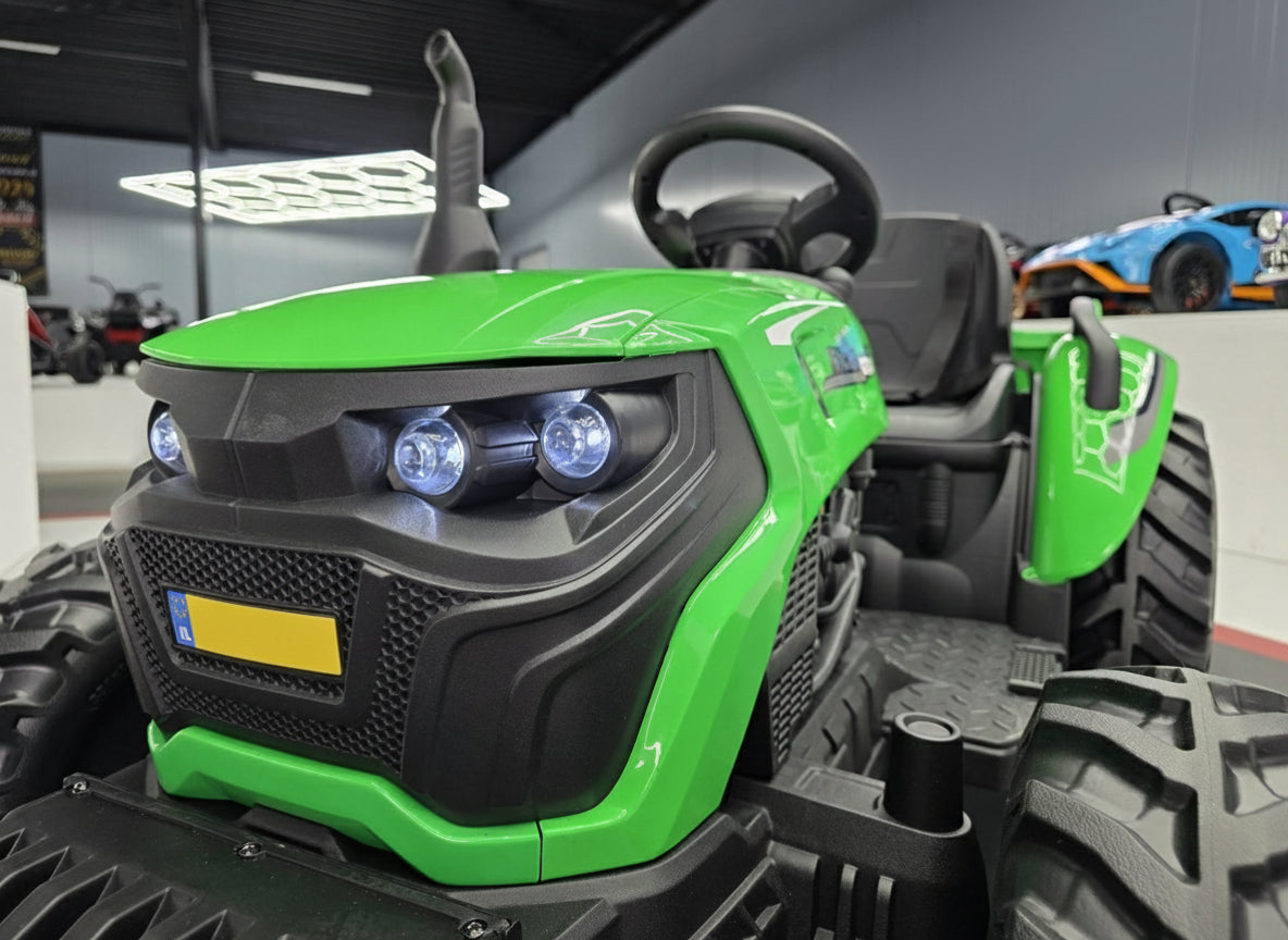 Kids' tractor 24V with trailer and remote control
