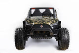 Power Buggy 24V 4-wheel drive for kids – 2 seats, camouflage green