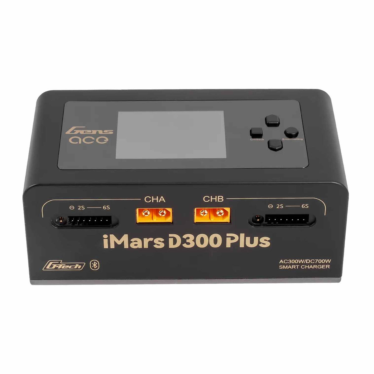 GensAce Charger iMars D300 PLUS Dual Channel (UK) Black
