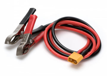 DynoMAX B9708 - XT60 DC Input Leads with Lead-Battery Alligator Clips 610mm