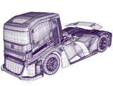 IRON Clear Body 1/10 Truck 190mm
