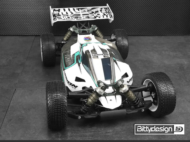 Body VISION 1/8 Buggy Mugen MBX8 Eco (Clear) Pre-Cut