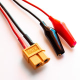 XT60 Charge lead : Alligator clip