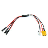 XT60 Charge lead : 3x 1S Lipo MCX, MSR